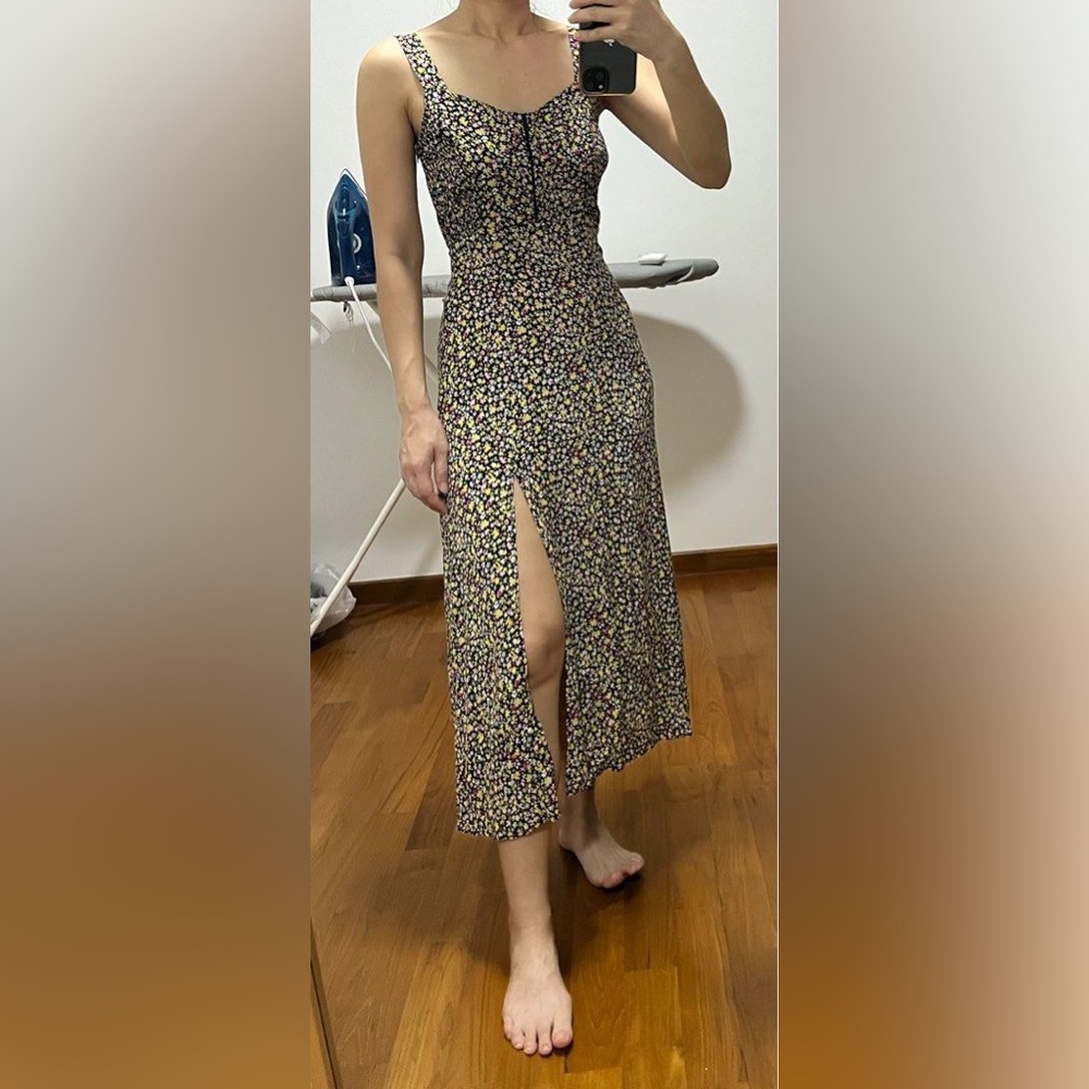 Zara Floral Print Women's Dress - Picture 1 of 9